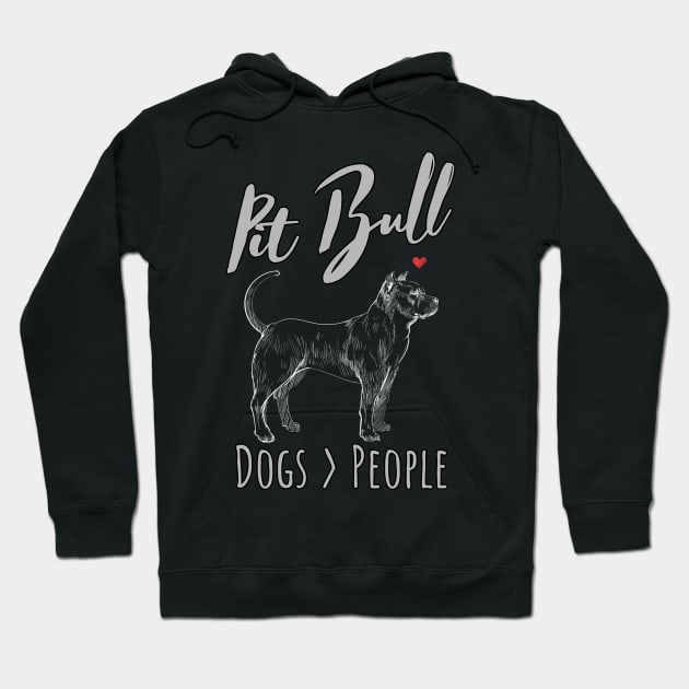 Pit Bull - Dogs > People Hoodie by JKA